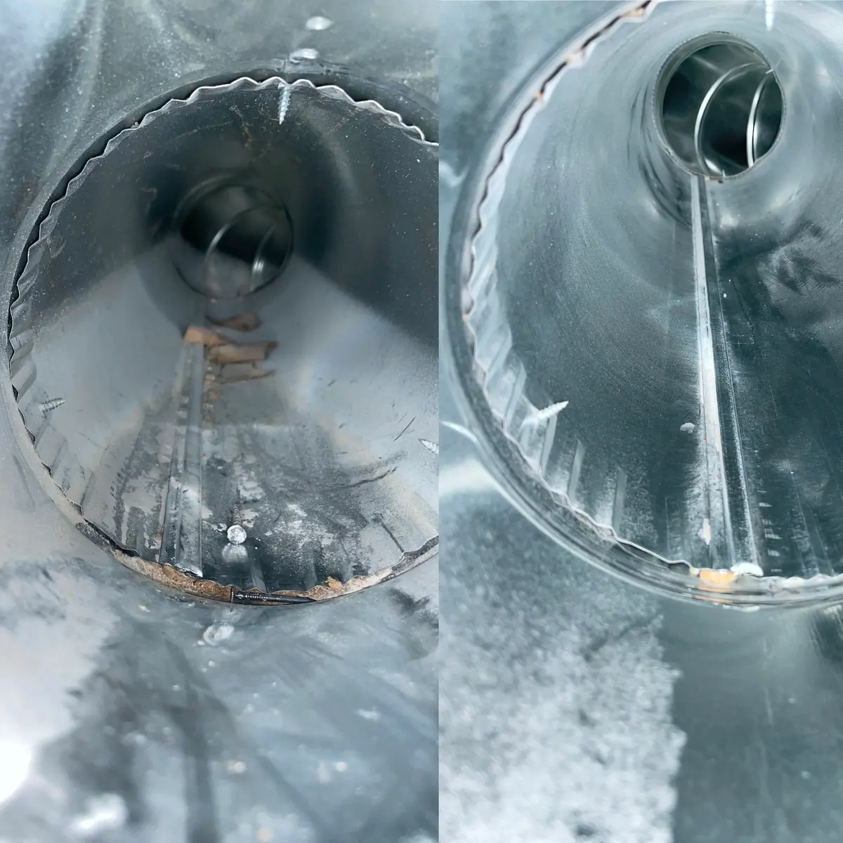 Duct Interior Closeup provided by Air Pro UT.