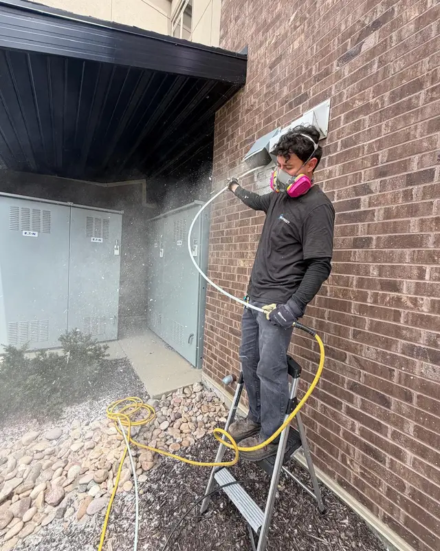 Air Pro UT technician: Exterior vent cleaning
