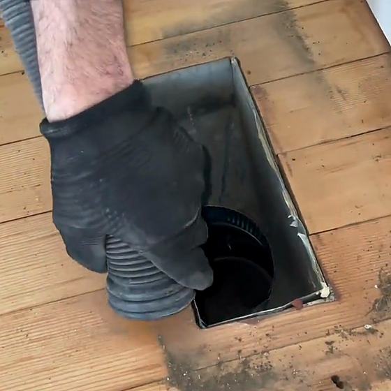 Air Duct Cleaning Before & After